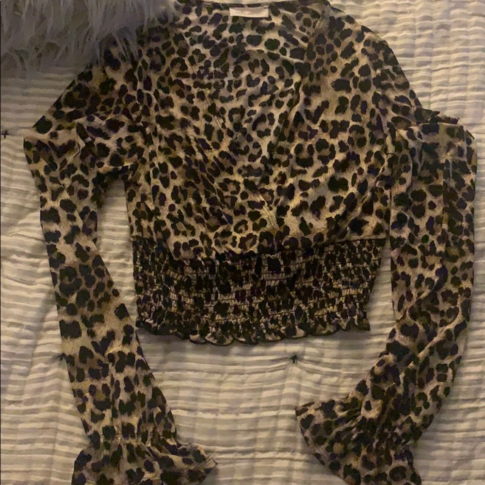 Cheers print crop top